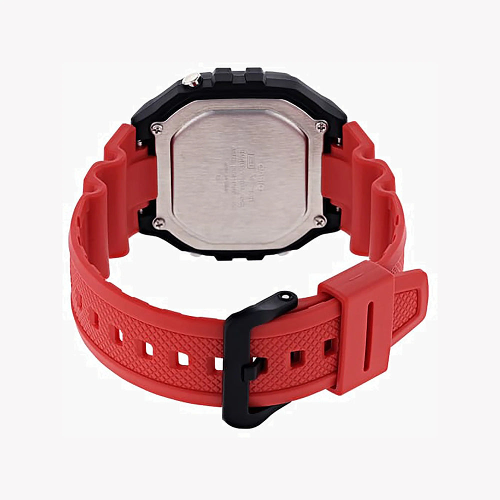 CASIO W-218H-4BV SPORTY ADVENTURER - STRIKING RED & BLACK DIGITAL WATCH for Men-i-Watch-4