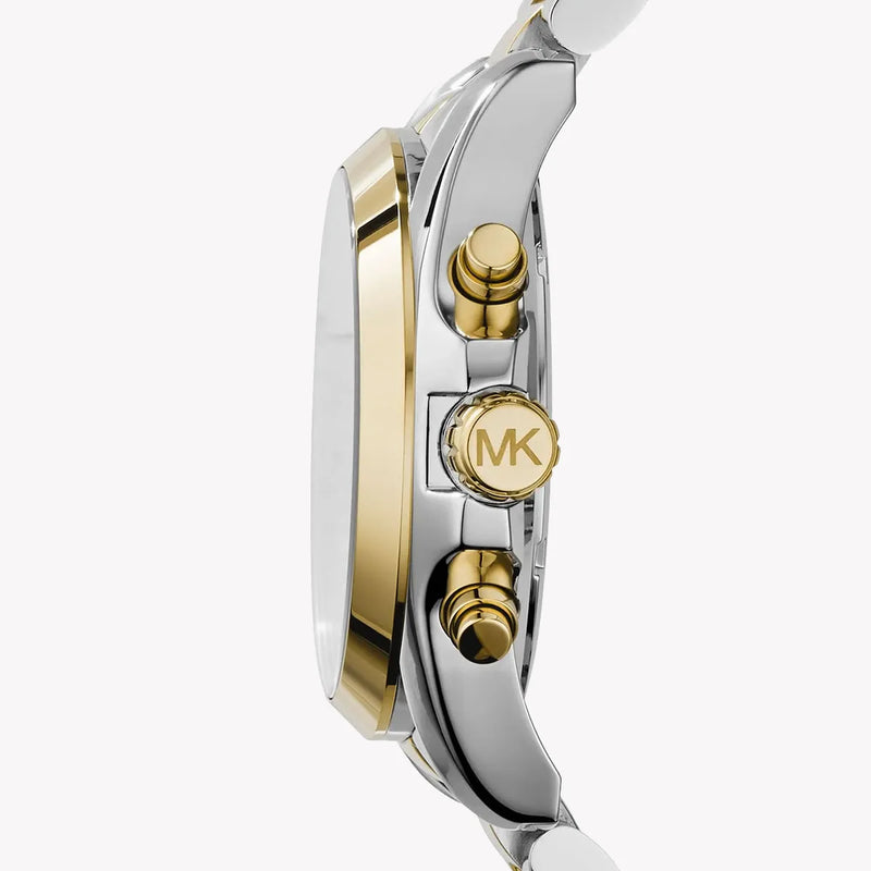 Michael Kors Men's Silver-Gold Watch, Blue Dial | Mk5976 by i-watch