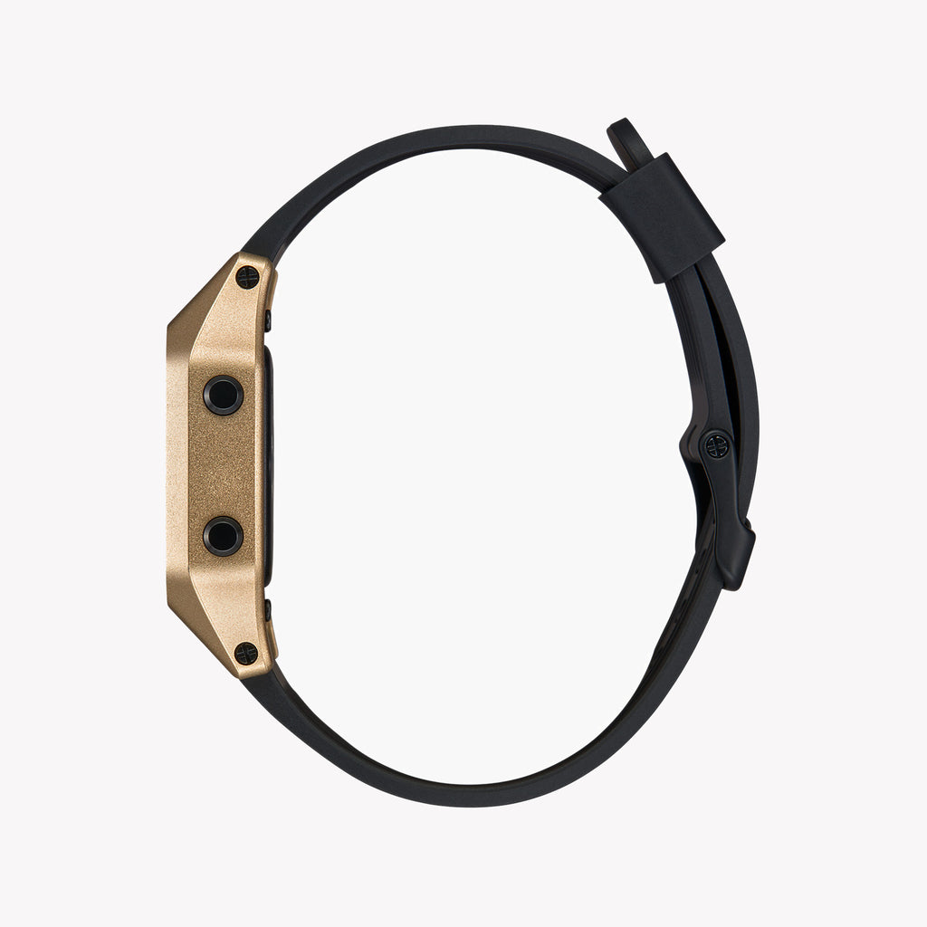 NIXON A1282-010 DARE TO SHINE - BOLD BLACK & GOLD UNISEX DIGITAL WATCH-i-Watch-2