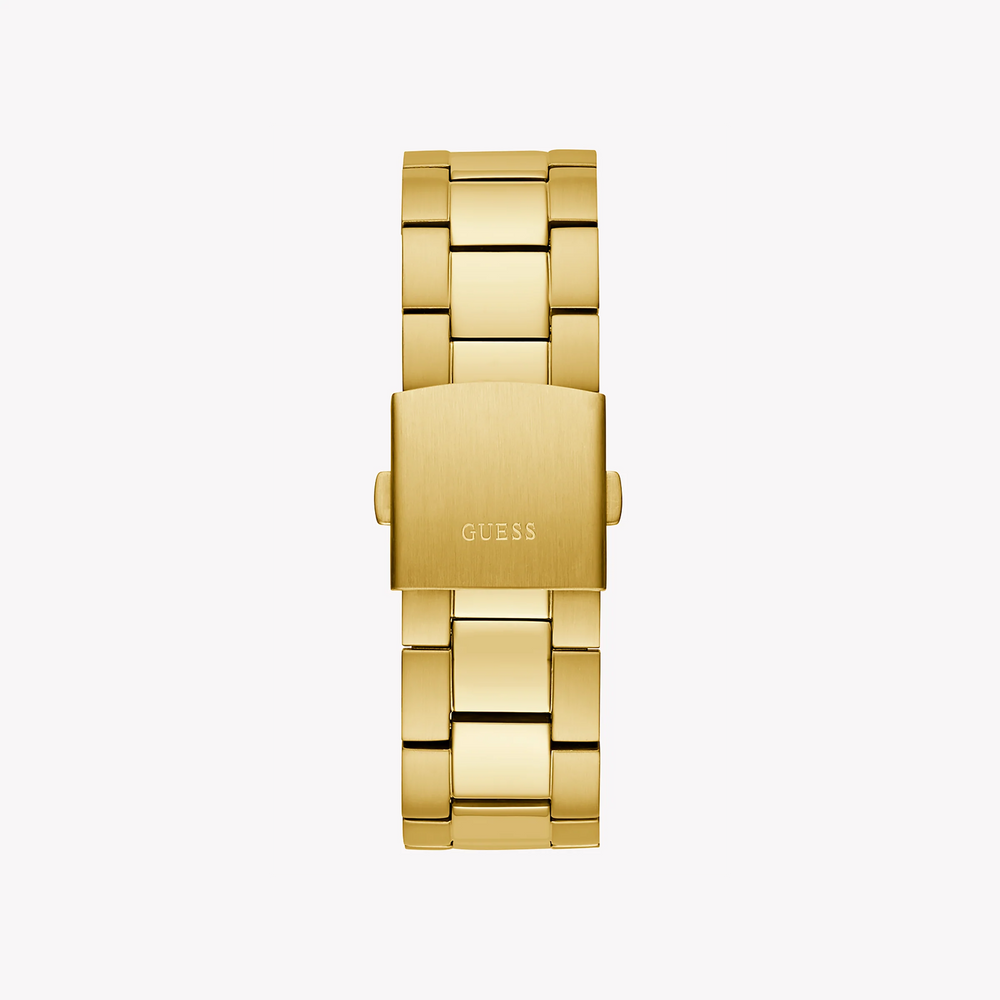 Guess Men's Gold Watch, Black Dial | Gw0539g2 by i-watch