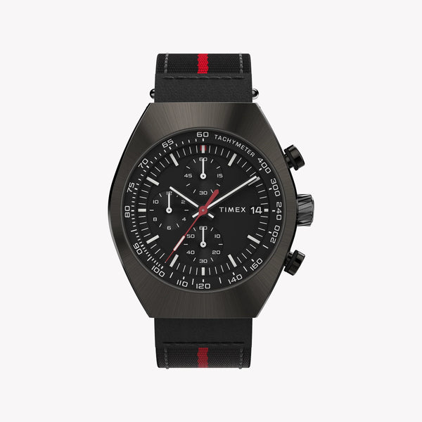 Timex Men's Gunmetal Fabric Watch, Black Dial | Tw2w50200 by i-watch