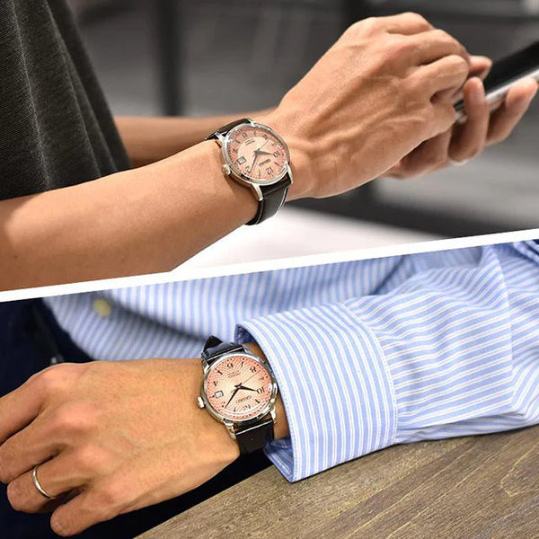 Seiko Women's Silver Watch, Pink Dial | Srpe47j1