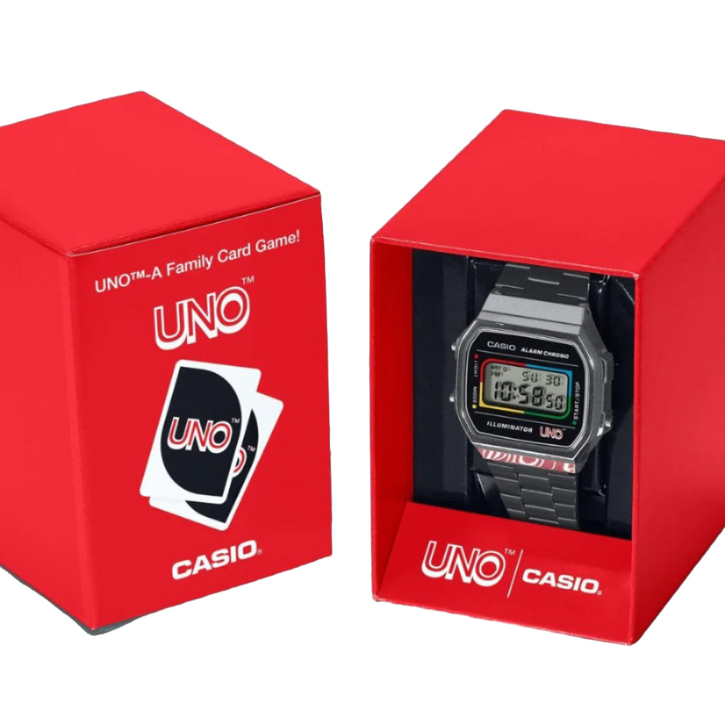 CASIO A168WEUC-1ADR ELEGANT ADVENTURER - STYLISH DIGITAL TIMEPIECE WITH GRAY RESIN CASE-i-Watch-4