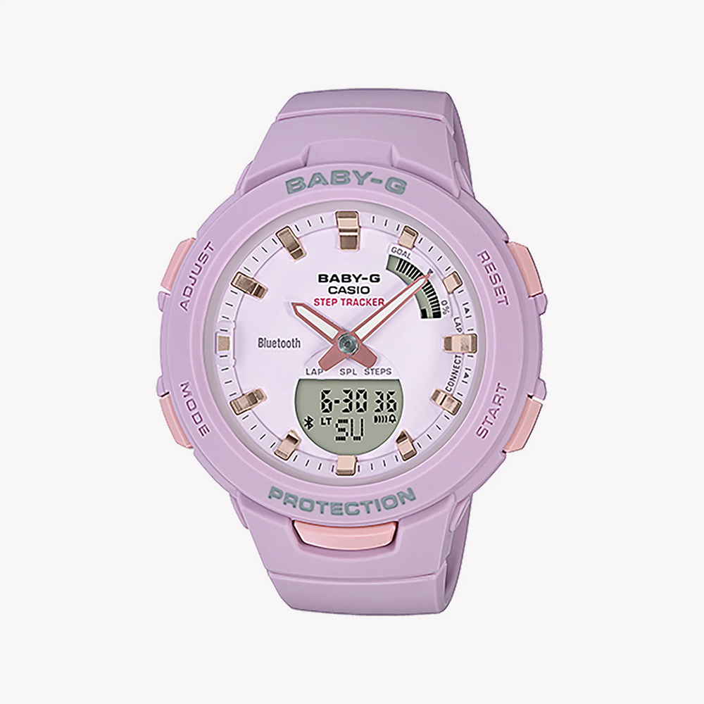 Bsa-B100-4a2dr Baby-G - Pink Power Play Women's Sporty Chic Watch For Active Adventures by i-watch