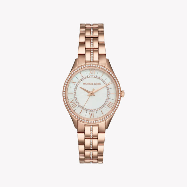 Michael Kors Women's Rose Gold Watch, White Dial | Mk3716 by i-watch
