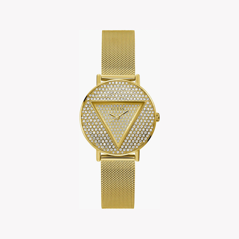 Guess Women's Gold Stainless Steel Watch, Gold Dial | Gw0477l2 by i-watch