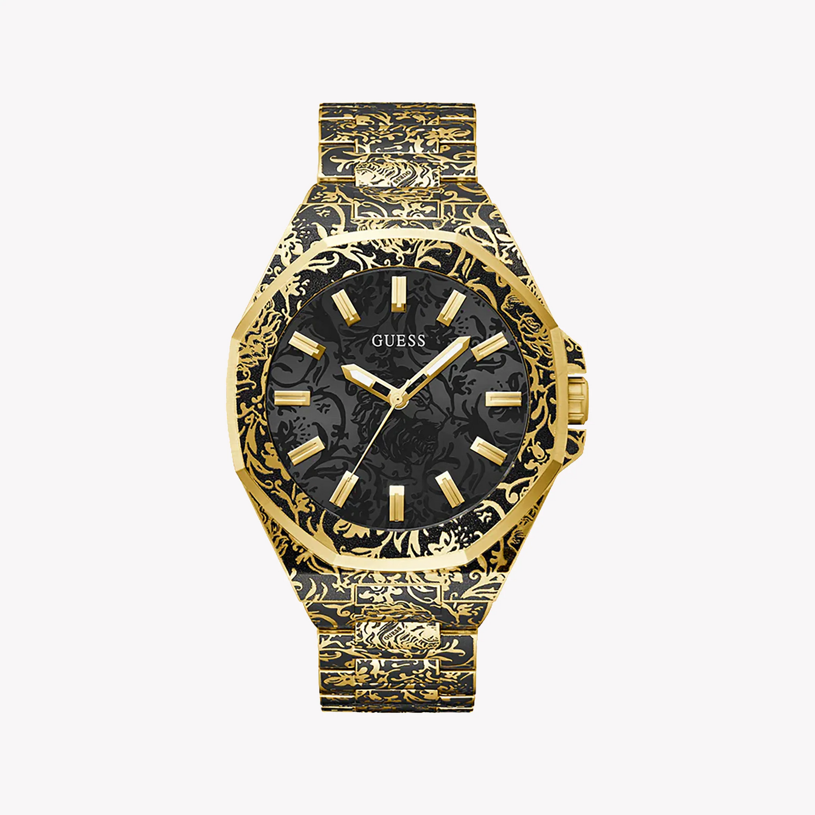 Guess Women's Multicolor Stainless Steel Watch, Black Dial | Gw0700g1 by i-watch