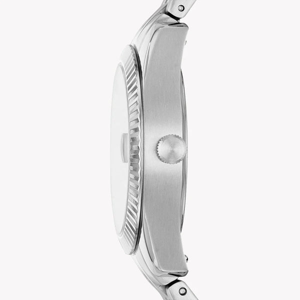 Fossil Women's Silver Stainless Steel Watch, White Dial | Es4897 by i-watch