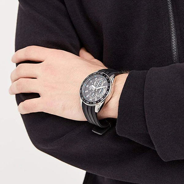 Casio Edifice Efv-550p-1avudf - Sporty Elegance Men's Watch With Black Dial And Resilient Band by i-watch
