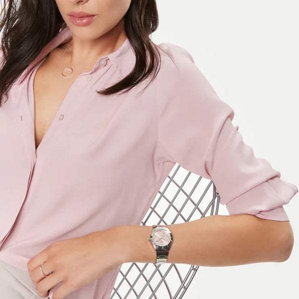 Casio Women's Stainless Steel Watch, Pink Dial | Ltp-2069d-4aveg by i-watch