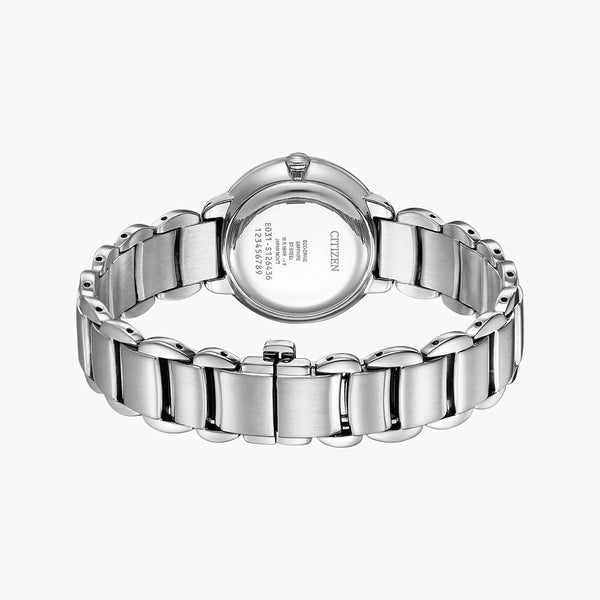 Citizen Women's Silver Stainless Steel Watch, White Dial | Em0920-86d by i-watch