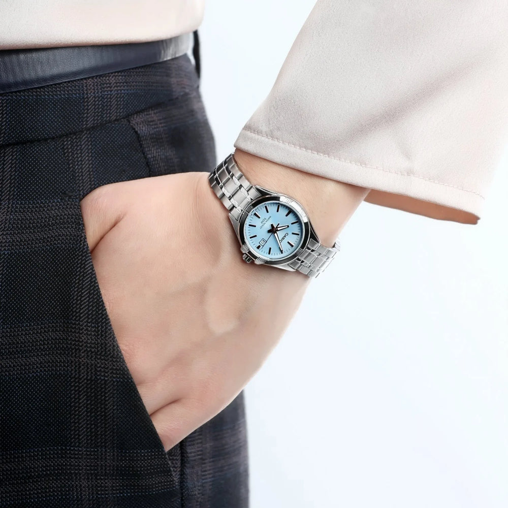 CASIO Women's Watch with Silver Stainless Steel Case and Silver Stainless Steel Band-i-Watch-2