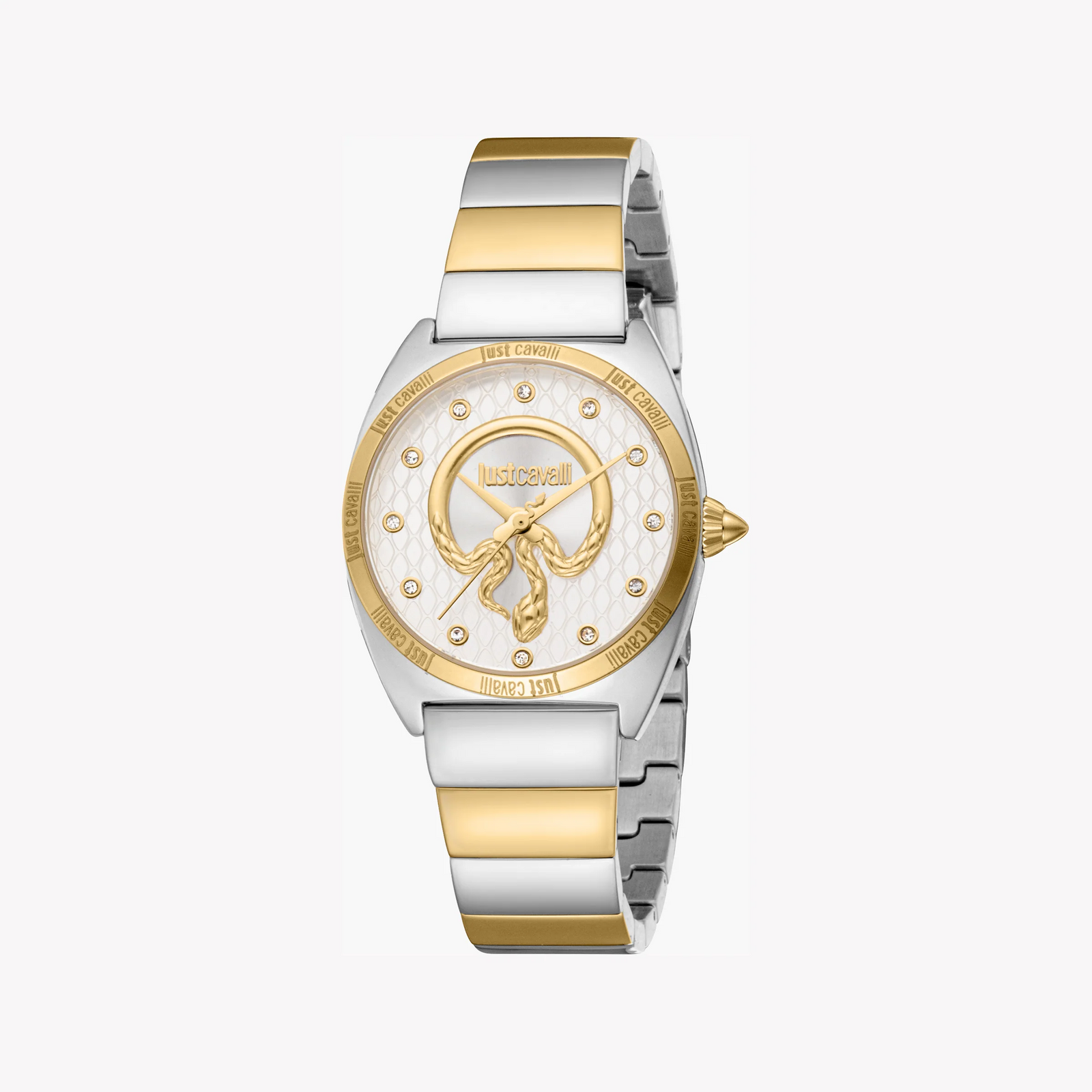 Just Cavalli Women's Two-Tone Watch, Silver Dial | Jc1l329m0075 by i-watch
