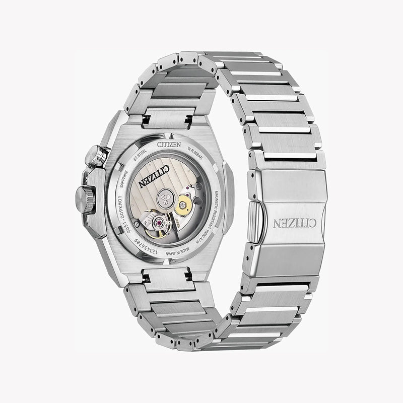 Citizen Nb6060-58l - Elegant Explorer Men's Watch With Blue Dial & Stainless Steel Band by i-watch