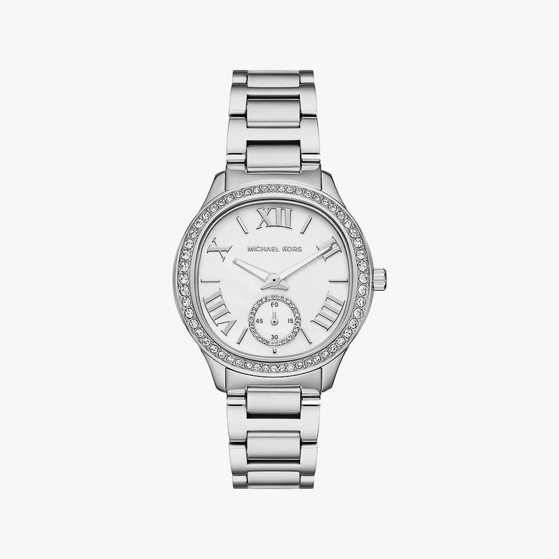 Michael Kors Women's Silver Stainless Steel Watch, White Dial | Mk4807 by i-watch