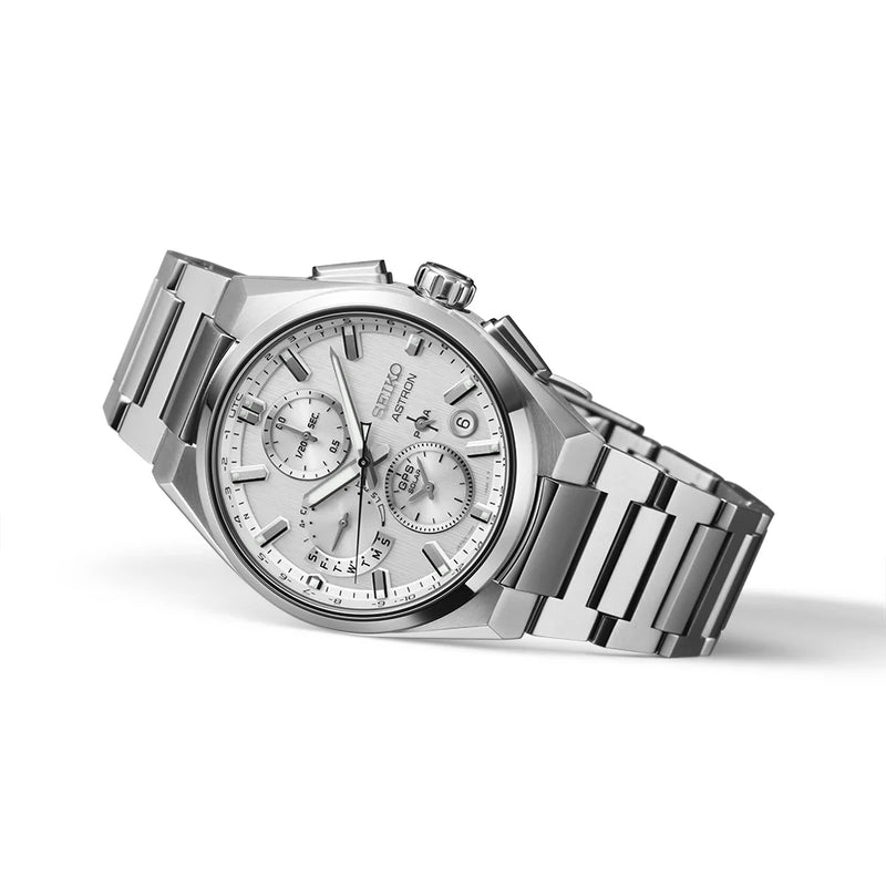 Seiko Astron Men's Silver Stainless Steel Watch, Silver Dial | Ssh159 by i-watch