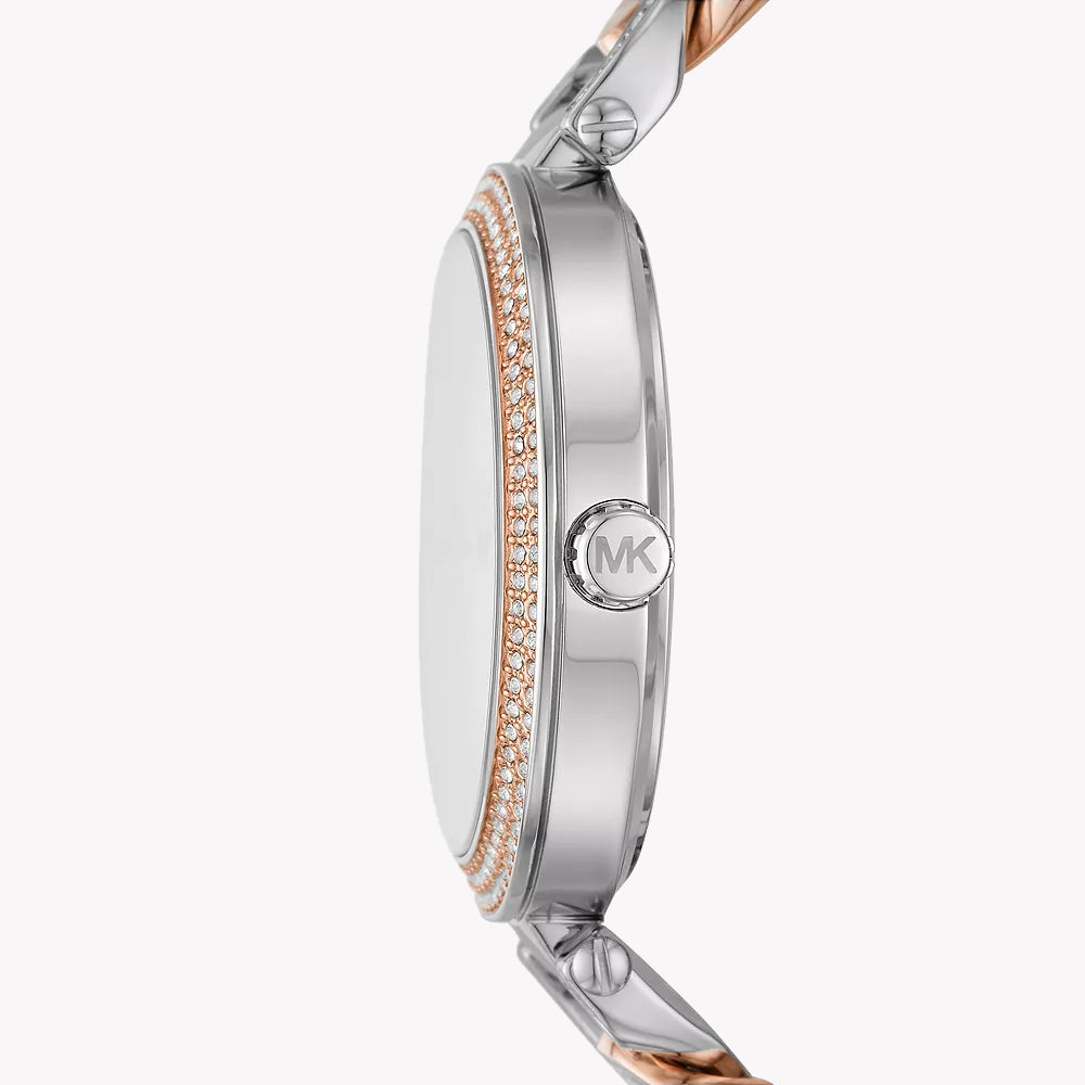 MICHAEL KORS MK4634 - ELEGANT TIMEPIECE FOR THE MODERN WOMAN WITH SILVER-ROSE GOLD ACCENTS-i-Watch-2