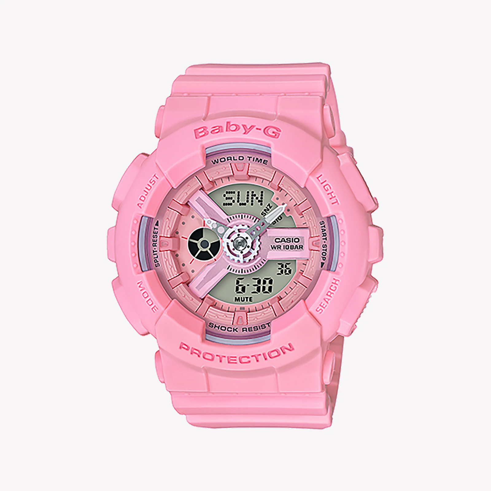 Baby-G Women's Pink Resin Watch, Sporty & Chic | Ba-110-4a1dr by i-watch