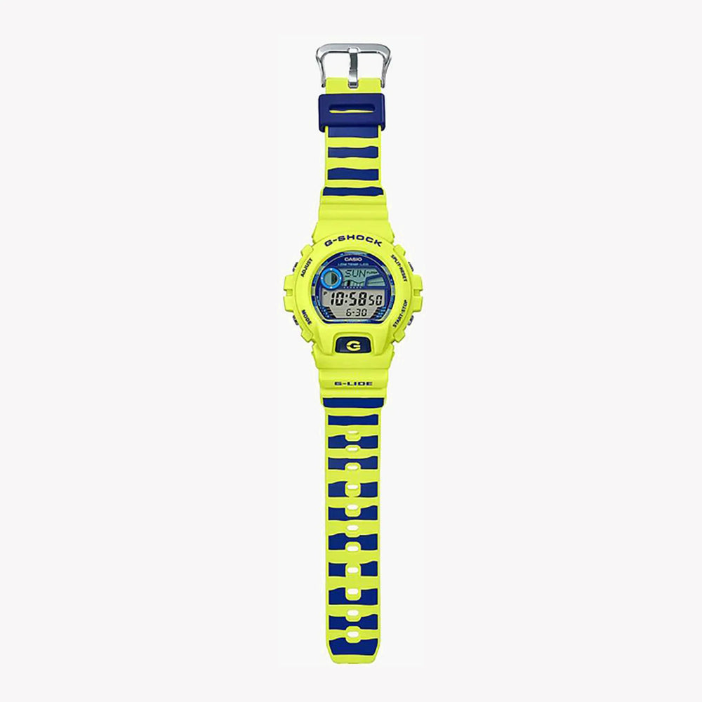 Casio G-Shock Glx-6900ss-9dr Sporty Splash - Rugged Yellow Unisex Watch With Tide Graph & 200m Water Resistance by i-watch