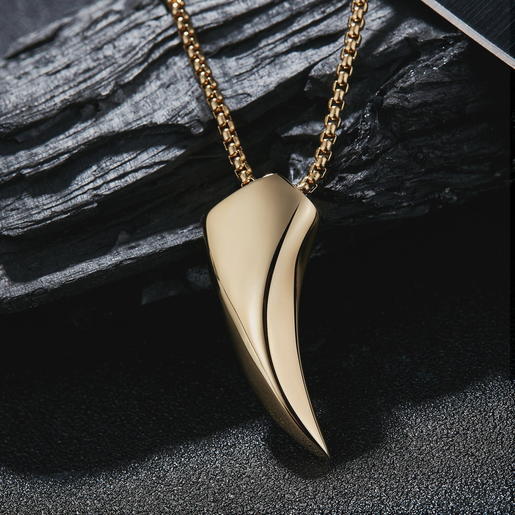 Zink Men's Gold Stainless Steel Necklace | Zjpd006sp-G