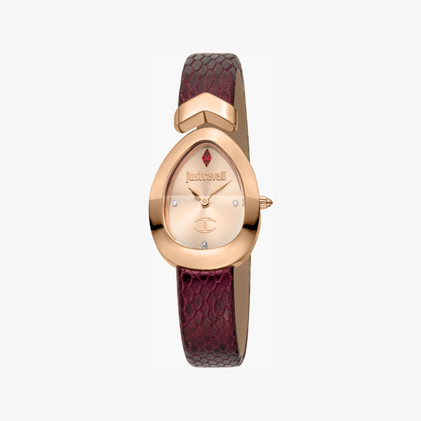 Just Cavalli Women's Rose Gold Watch, Leather Band | Jc1l321l0045 by i-watch