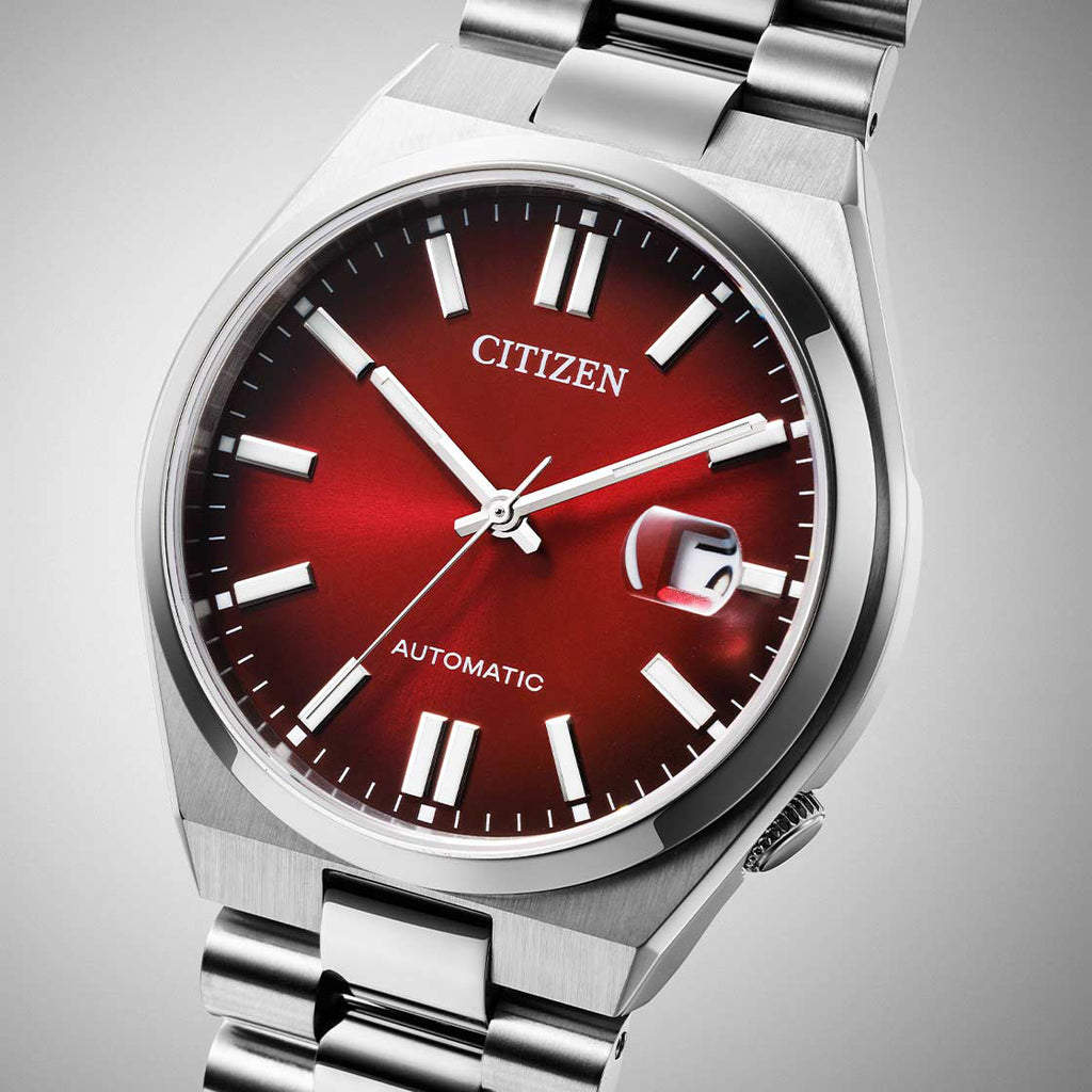 CITIZEN NJ0150-56W - DYNAMIC PRECISION MEN'S AUTOMATIC WATCH WITH STYLISH RED DIAL-i-Watch-6