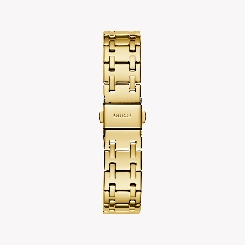 Guess Women's Gold Stainless Steel, Turquoise Dial | Gw0770l2 by i-watch