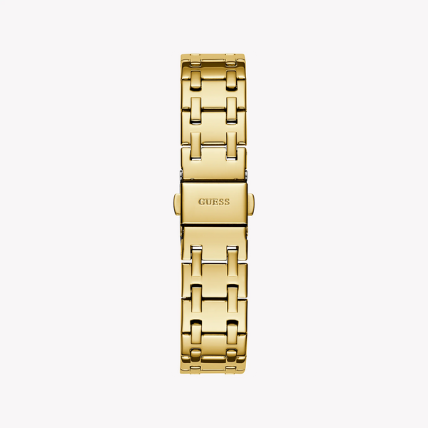 Guess Women's Gold Stainless Steel, Turquoise Dial | Gw0770l2 by i-watch