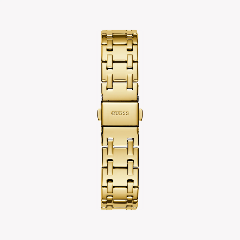 Guess Women's Gold Stainless Steel, Turquoise Dial | Gw0770l2 by i-watch