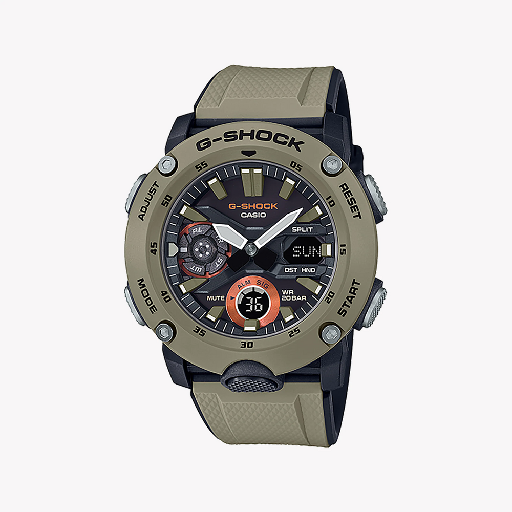 Casio G-Shock Ga-2000-5adr Olive Adventurer - Rugged Style For Men's Exploration by i-watch
