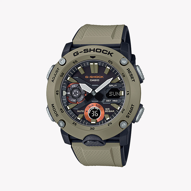 Casio G-Shock Ga-2000-5adr Olive Adventurer - Rugged Style For Men's Exploration by i-watch