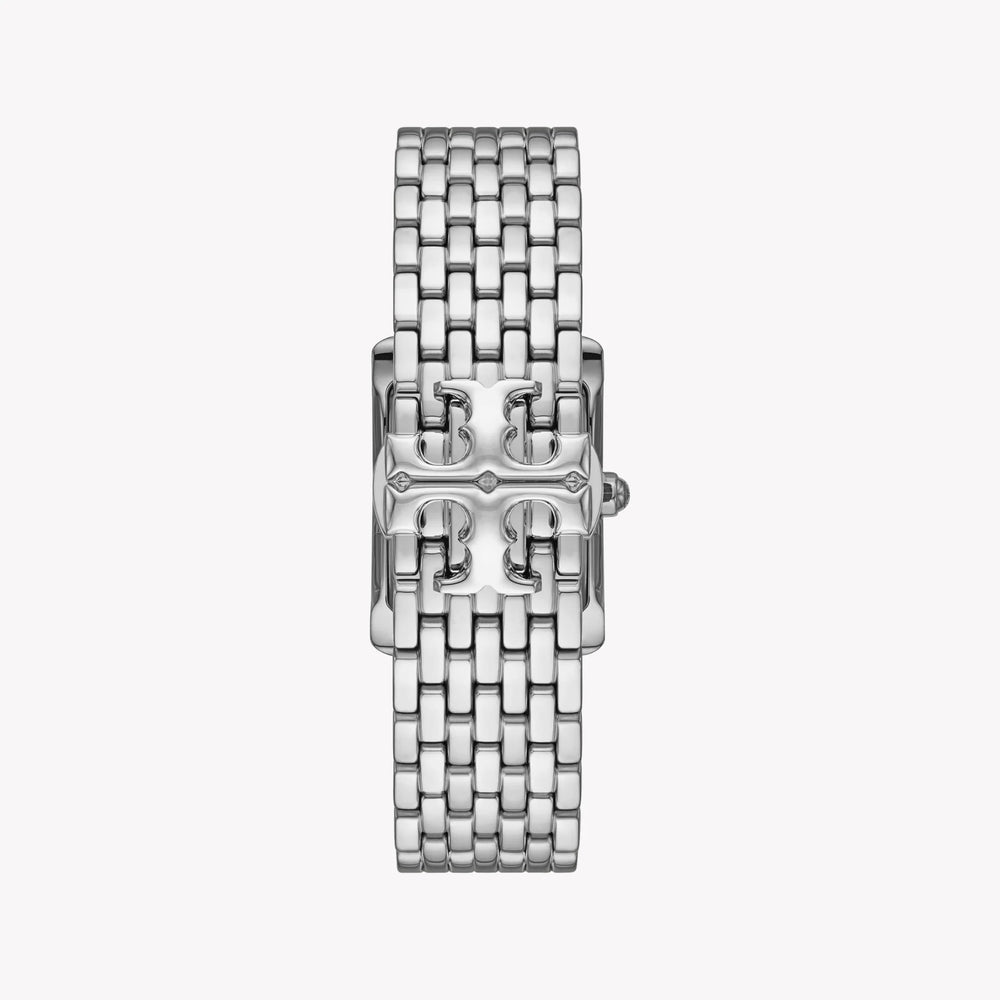 Tory Burch Women's Silver Watch, White Dial | Tbw1069 by i-watch