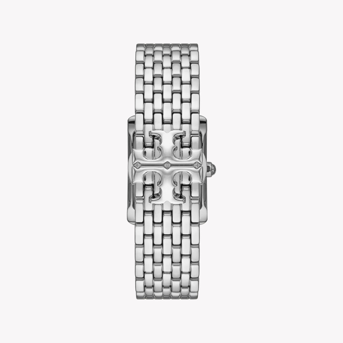 Tory Burch Women's Watch with Silver Stainless Steel Case and Silver Stainless Steel Band