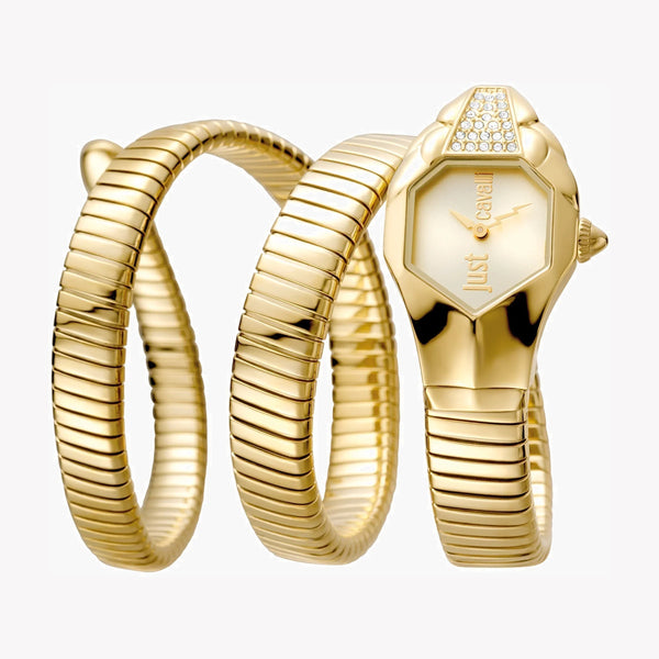 Just Cavalli Women's Gold Stainless Steel Watch, Champagne Dial | Jc1l022m0025 by i-watch