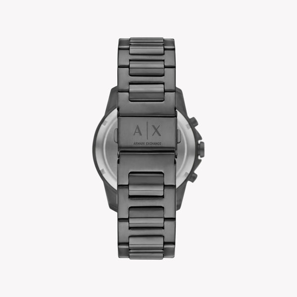 A|X Armani Exchange Men's Grey Stainless Steel Watch, Black Dial | Ax1765 by i-watch