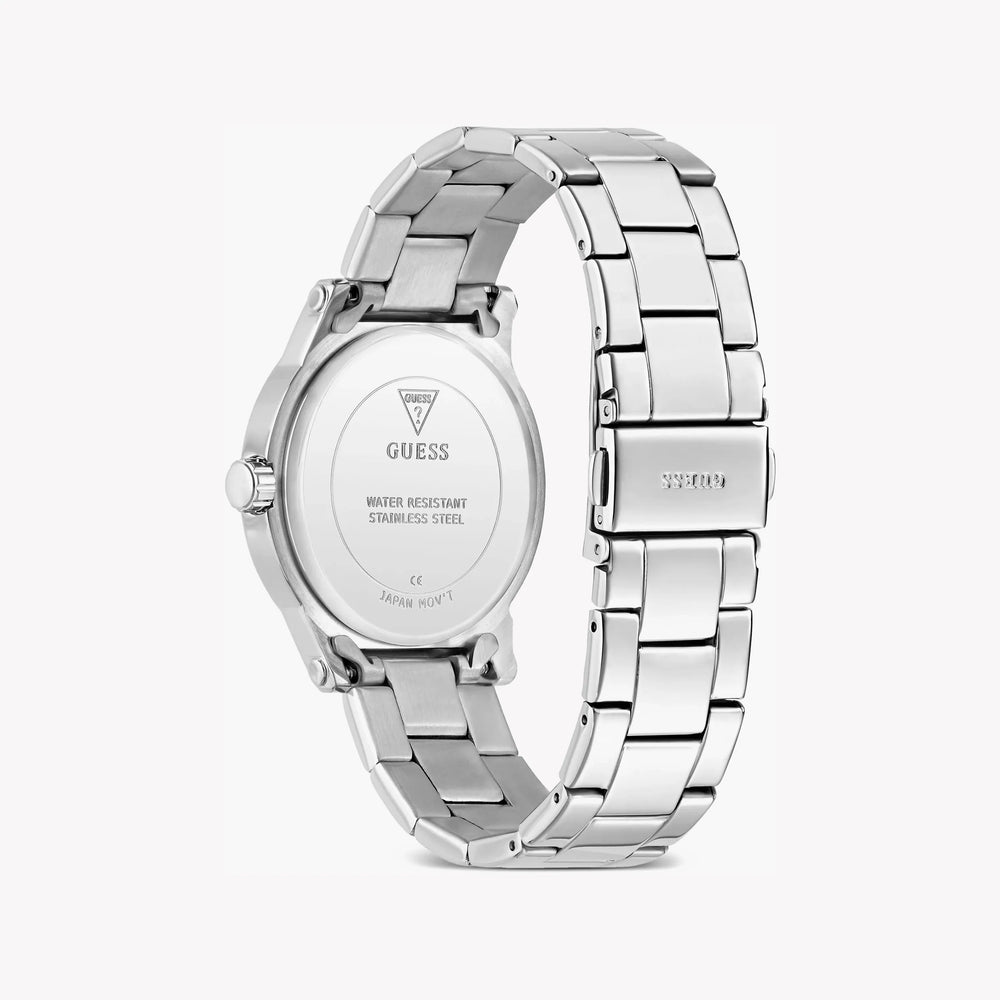 Guess Women's Silver Stainless Steel Watch, Silver Dial | Gw0861l1 by i-watch