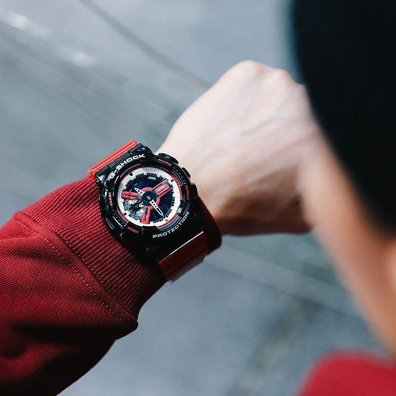 Casio G-Shock Ga-110rb-1adr - Adventure-Ready Black & Pink Timepiece For Men by i-watch