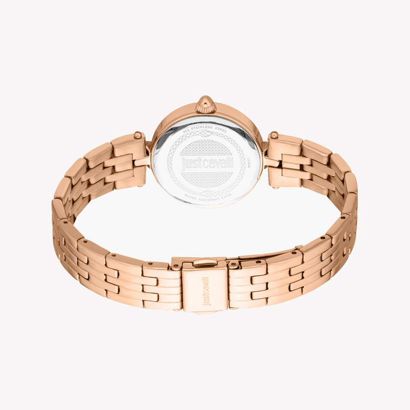 Just Cavalli Women's Rose Gold Watch, Silver Dial | Jc1l330m0065 by i-watch