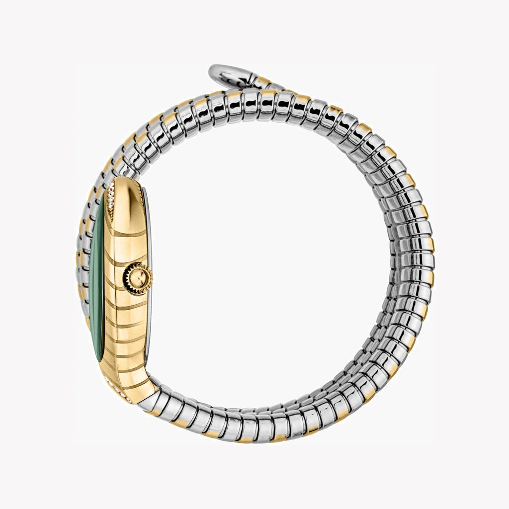 JUST CAVALLI Women's Watch with Gold Stainless Steel Case and Silver & Gold Stainless Steel Band-i-Watch-2