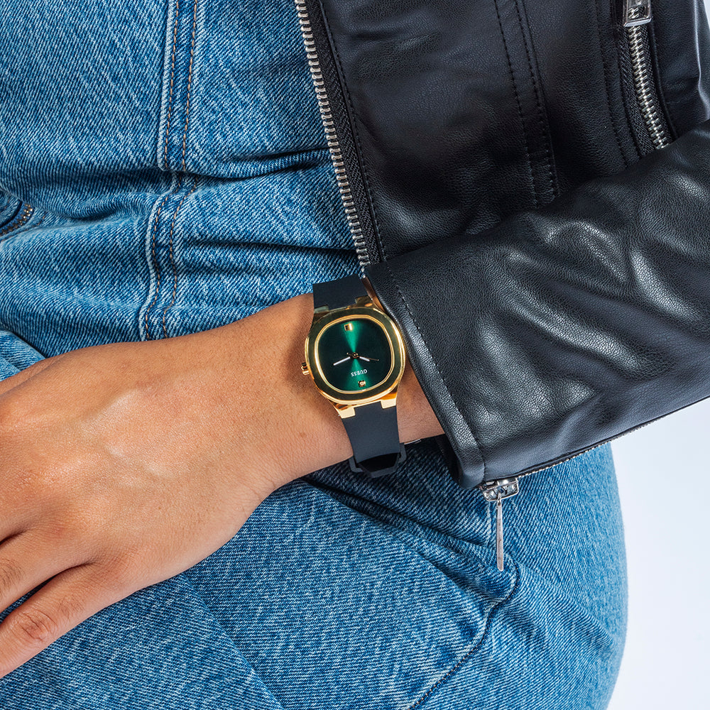 GUESS GW0658L1 - BOLD SOPHISTICATION WITH A VIBRANT GREEN DIAL & GOLD FINISH WOMEN'S WATCH-i-Watch-4