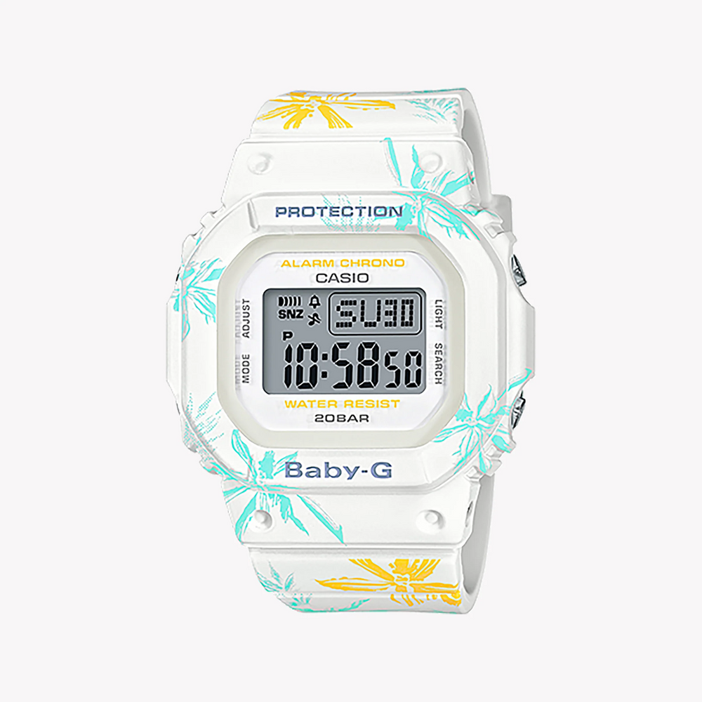 Casio Baby-G Bgd-560cf-7dr - Stylish Adventurer Series Women's Sporty Watch In White Resin by i-watch