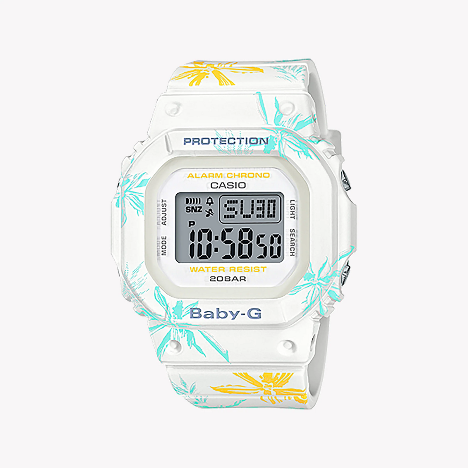 Casio Baby-G Bgd-560cf-7dr - Stylish Adventurer Series Women's Sporty Watch In White Resin by i-watch