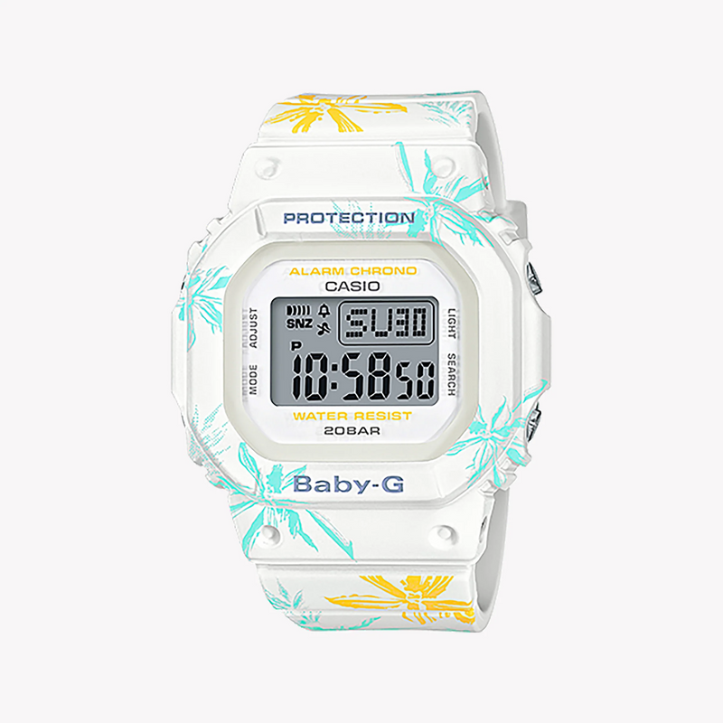 Casio Baby-G Bgd-560cf-7dr - Stylish Adventurer Series Women's Sporty Watch In White Resin by i-watch
