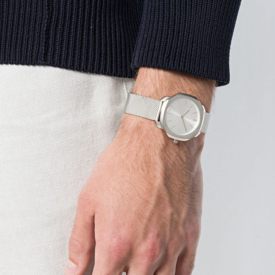 D1 MILANO SSML01 Men's Watch - Bold Silver Stainless Steel-i-Watch-5