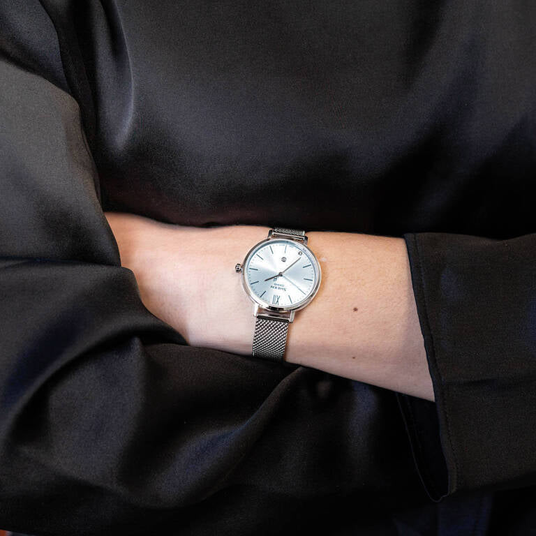 SHE-4539SM-2AUER TIMELESS ELEGANCE - SOPHISTICATED MESH STRAP WOMEN'S WATCH-i-Watch-3