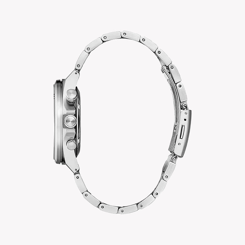 Seiko Men's Silver Stainless Steel, Dark Green Dial | Ssb405p1 by i-watch
