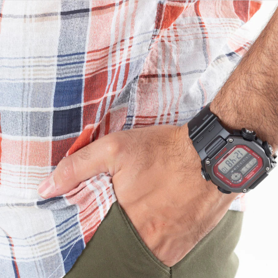 Casio Men's Black Resin Watch, Digital Display | Dw-291h-1bvdf by i-watch