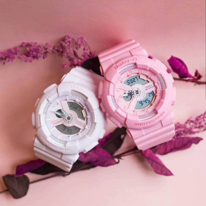 Baby-G Women's Pink Resin Watch, Sporty & Chic | Ba-110-4a1dr