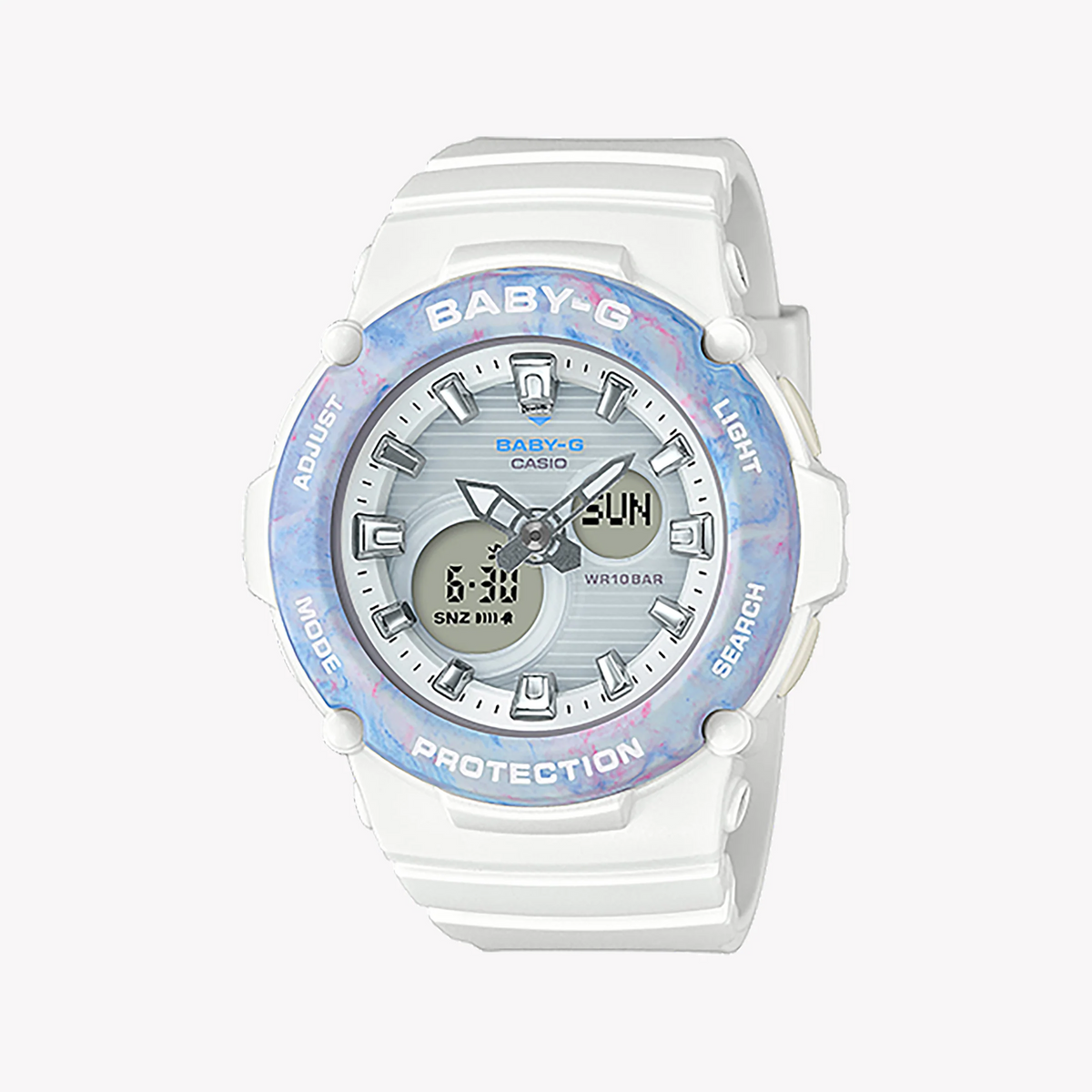 Bga-270m-7adr Baby-G Adventure Timepiece - Vibrant White Resin For Active Women by i-watch
