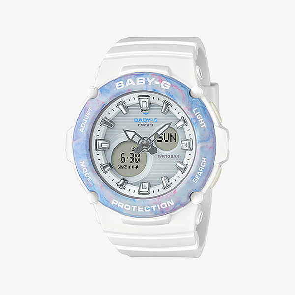 Bga-270m-7adr Baby-G Adventure Timepiece - Vibrant White Resin For Active Women by i-watch
